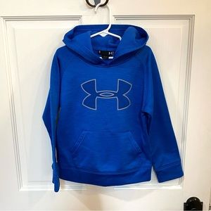 Under Armour Boys Blue Hoodie Sweatshirt 6